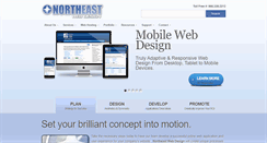 Desktop Screenshot of northeastwebdesign.com